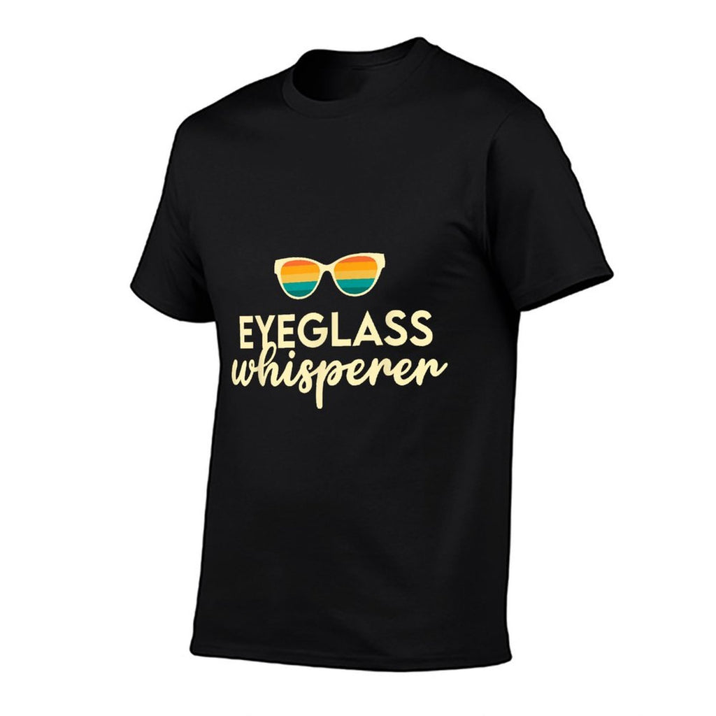 Ophthalmologist Optometrist Eyeglass Whisperer Optician  Trendy Pattern T-Shirt