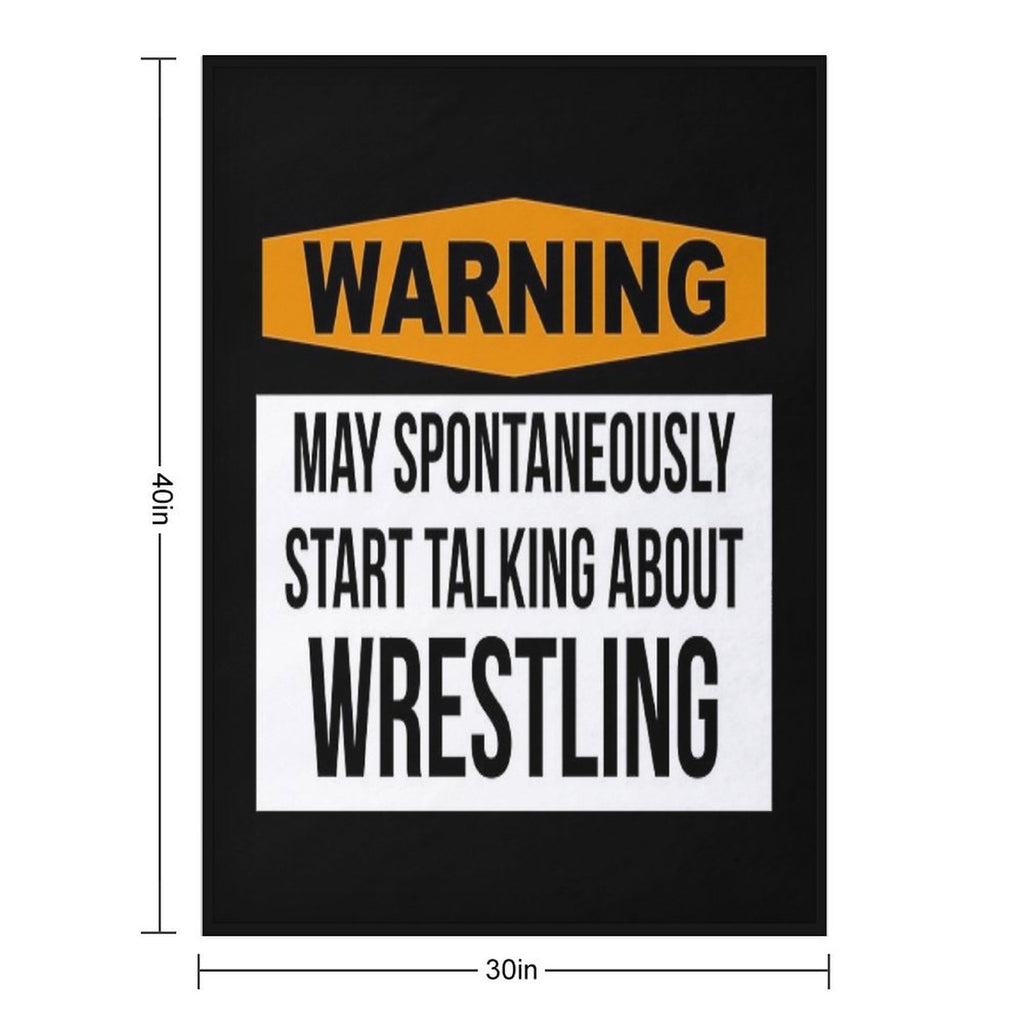 Wrestling All-season Throw Blanket