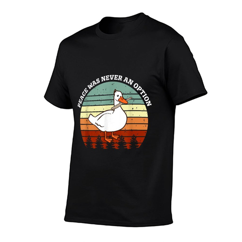 Peace Was Never An Option Goose Meme  Slim-fit Cut T-Shirt