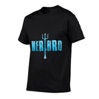 Merbro Brother of A Mermaid Funny Gift Mens Womens Kids  Polyester Blend T-Shirt