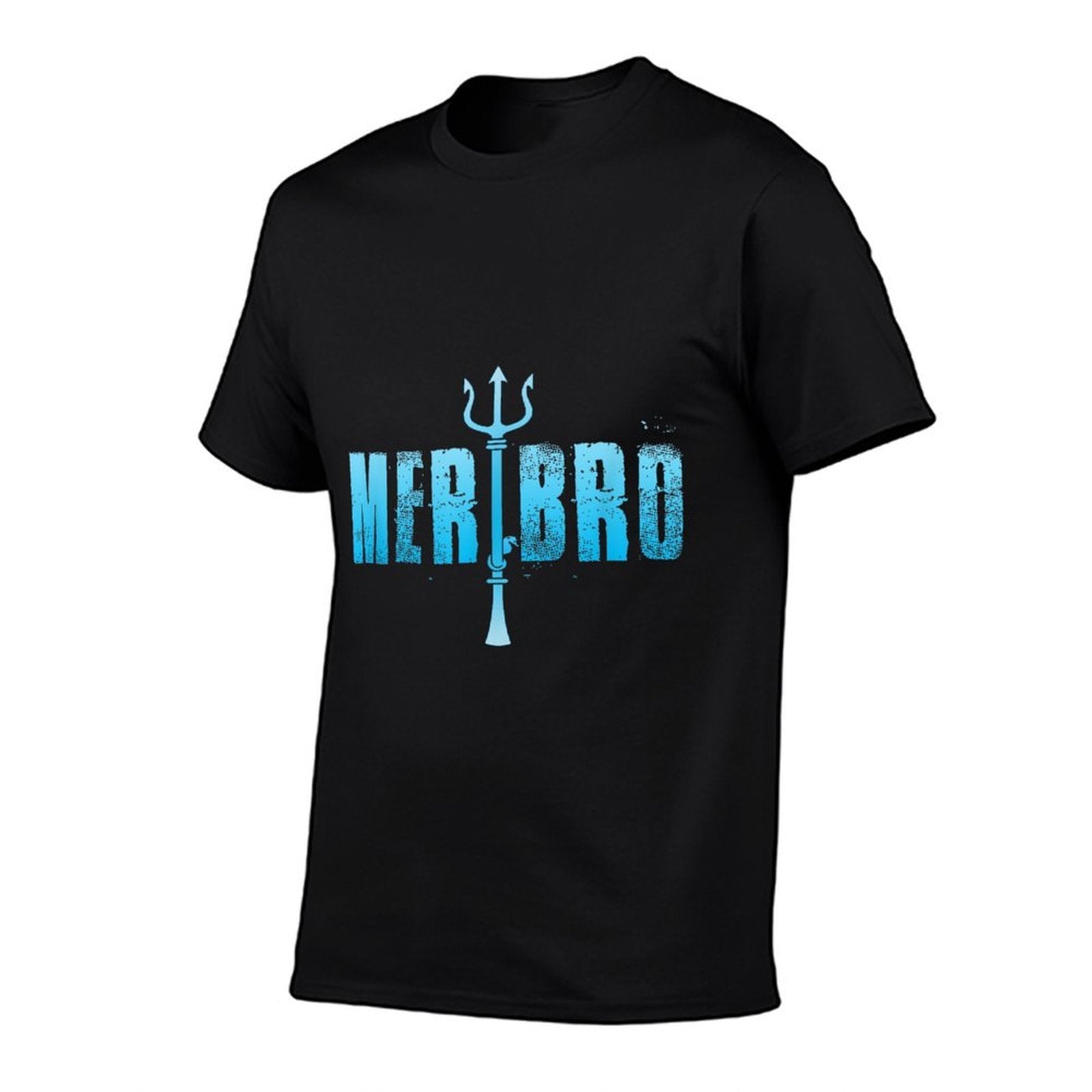 Merbro Brother of A Mermaid Funny Gift Mens Womens Kids  Polyester Blend T-Shirt