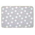 Cute White Star Pattern  Non-Slip Bath Mat