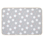 Cute White Star Pattern  Non-Slip Bath Mat
