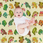 Horned Frog - Bright Versatility Throw Blanket