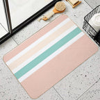 Sunlight in The Beach Stripes  Multi-Purpose Bath Mat