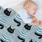 Snow Cat 1 Versatility Throw Blanket