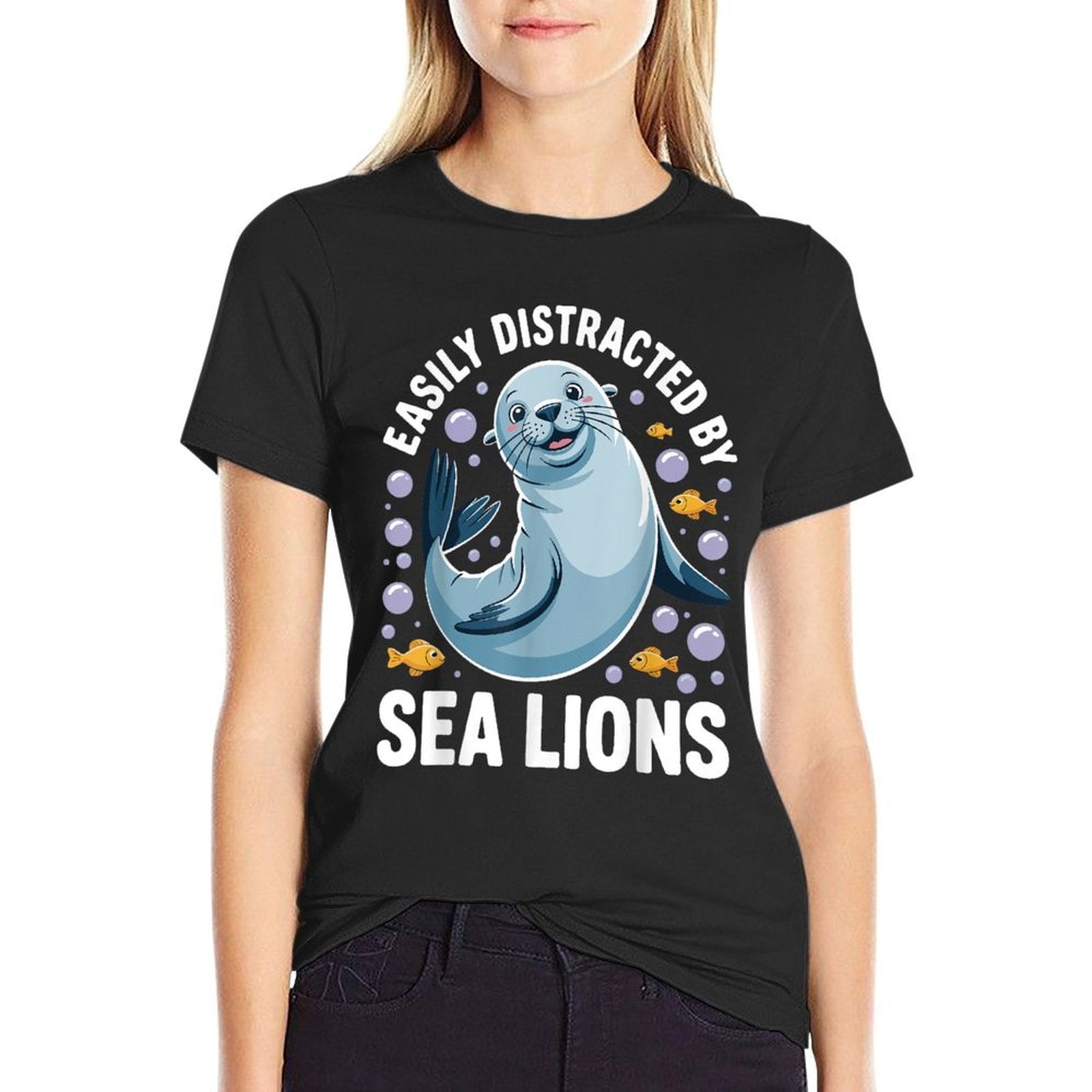 Sea Lion Costume For Men Women Seal Animal Sea Lion Lover  Tagless Design T-Shirt