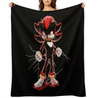 Shadow The Hedgehog Compact Throw Blanket