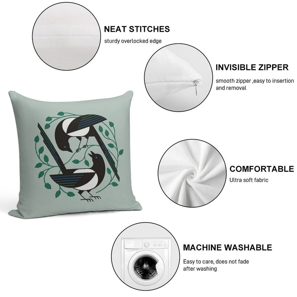 The Joy of Spring Soft Decorative Cover Throw Pillow