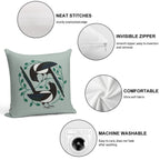 The Joy of Spring Soft Decorative Cover Throw Pillow