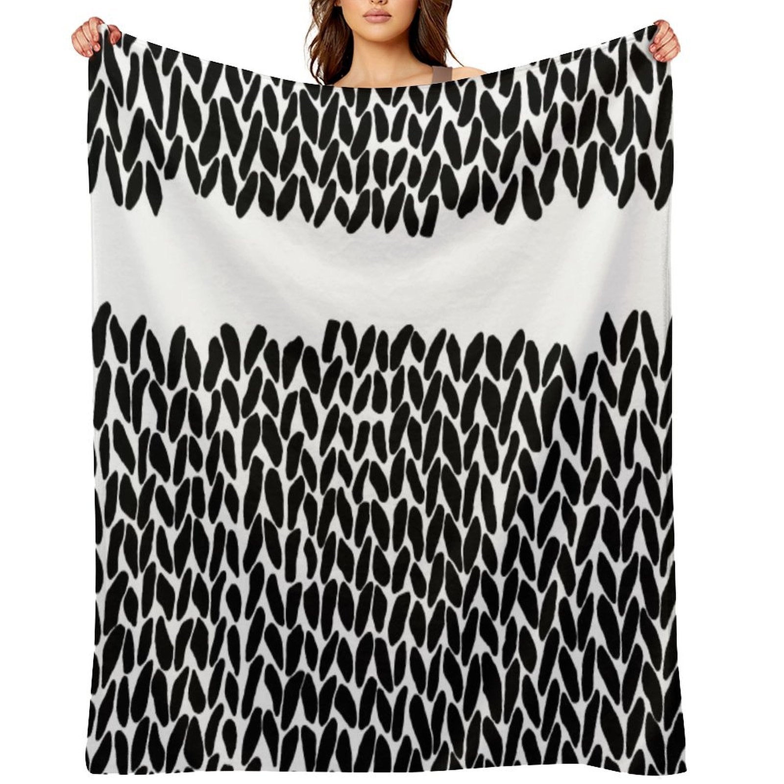 Missing Knit Easy Care Throw Blanket