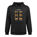 Feline Chonk Cat Chart, Funny Cat Meme, Oh Lawd He Comin Breathable Fabric Hoodie