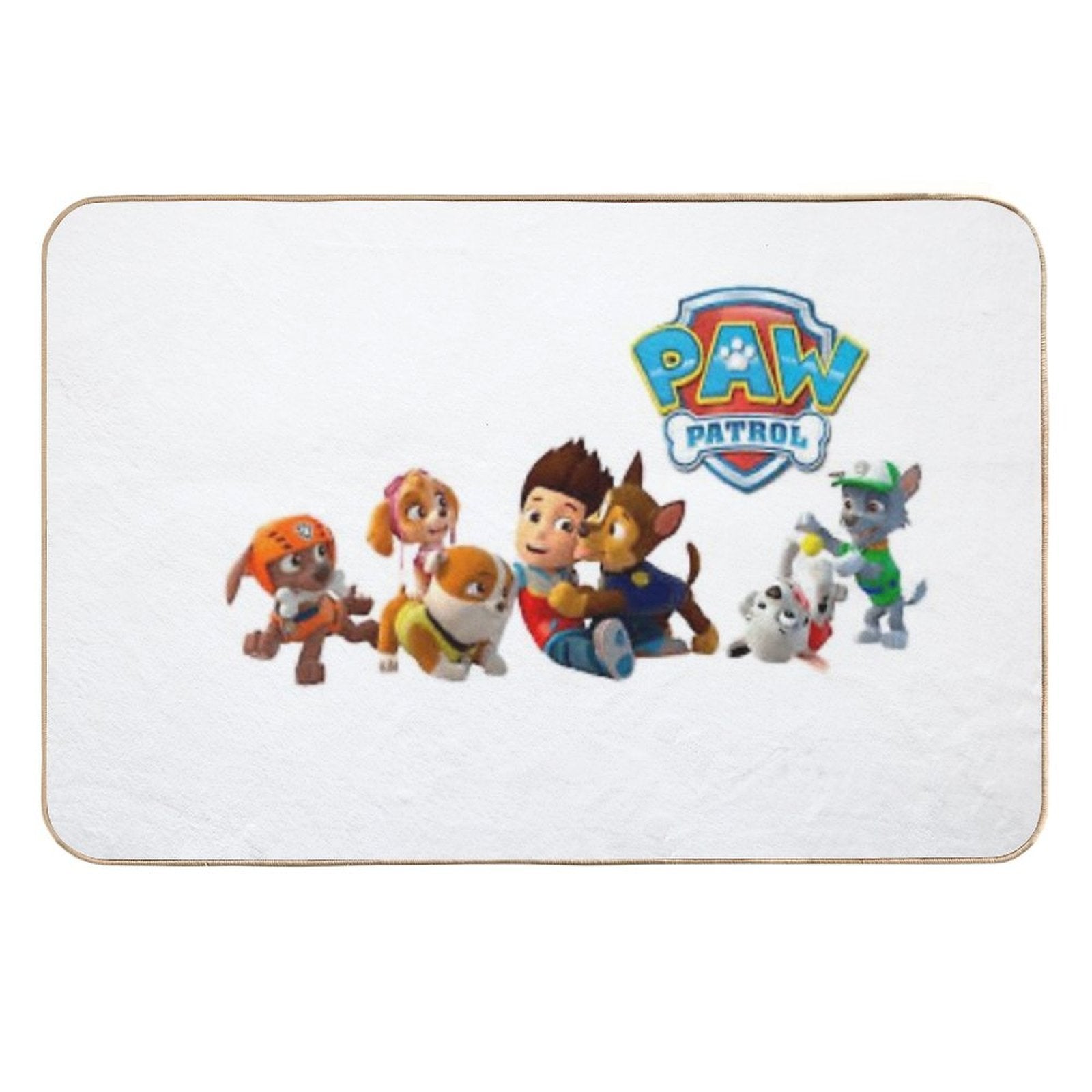 Paw Patrol Ryder And Pups  Absorbent Bath Mat