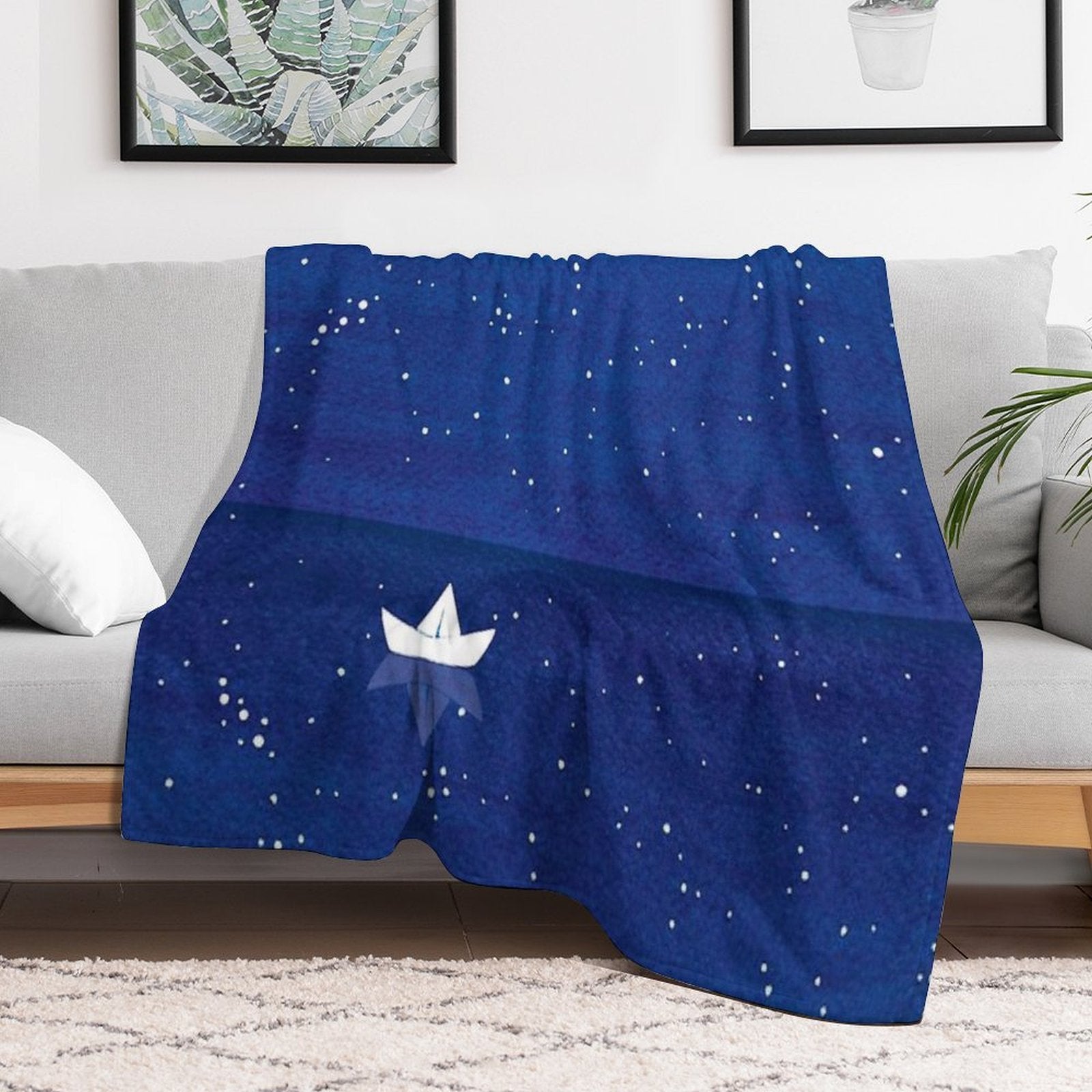 Zen Sailing Durable Throw Blanket