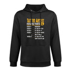 Tattoo Artist Hourly Rate - Funny Tattoo Artist Tattoo Lover Casual Wear Hoodie