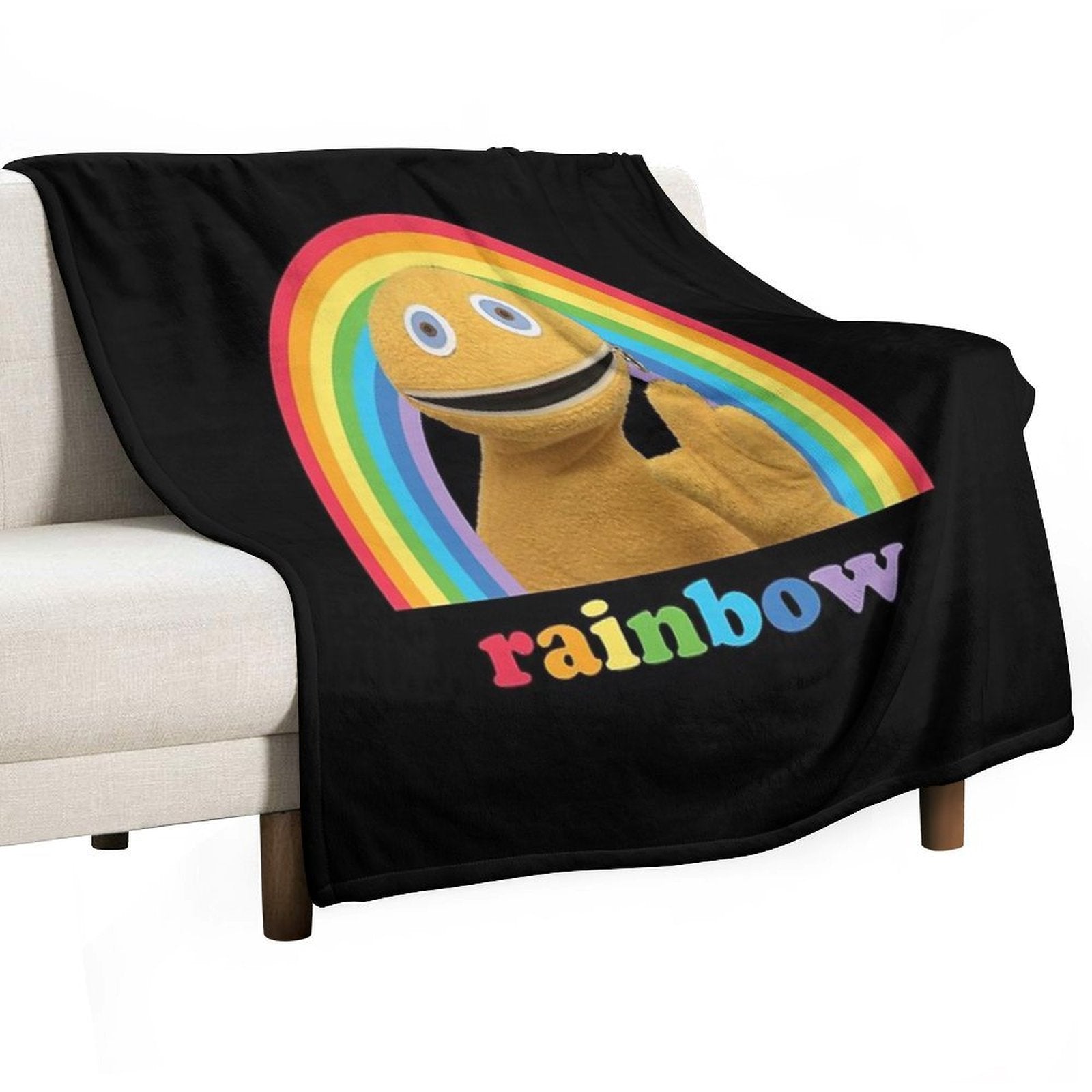 Zippy, Rainbow Premium Throw Blanket