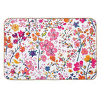 Floral Yellow And Pink Flowers Pattern  Toxin-Free Bath Mat