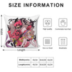 Alastor And Lucifer Soft Skin-Friendly Throw Pillow