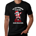 To The Window To The Wall Til Santa Decks These Halls  Polyester Blend T-Shirt