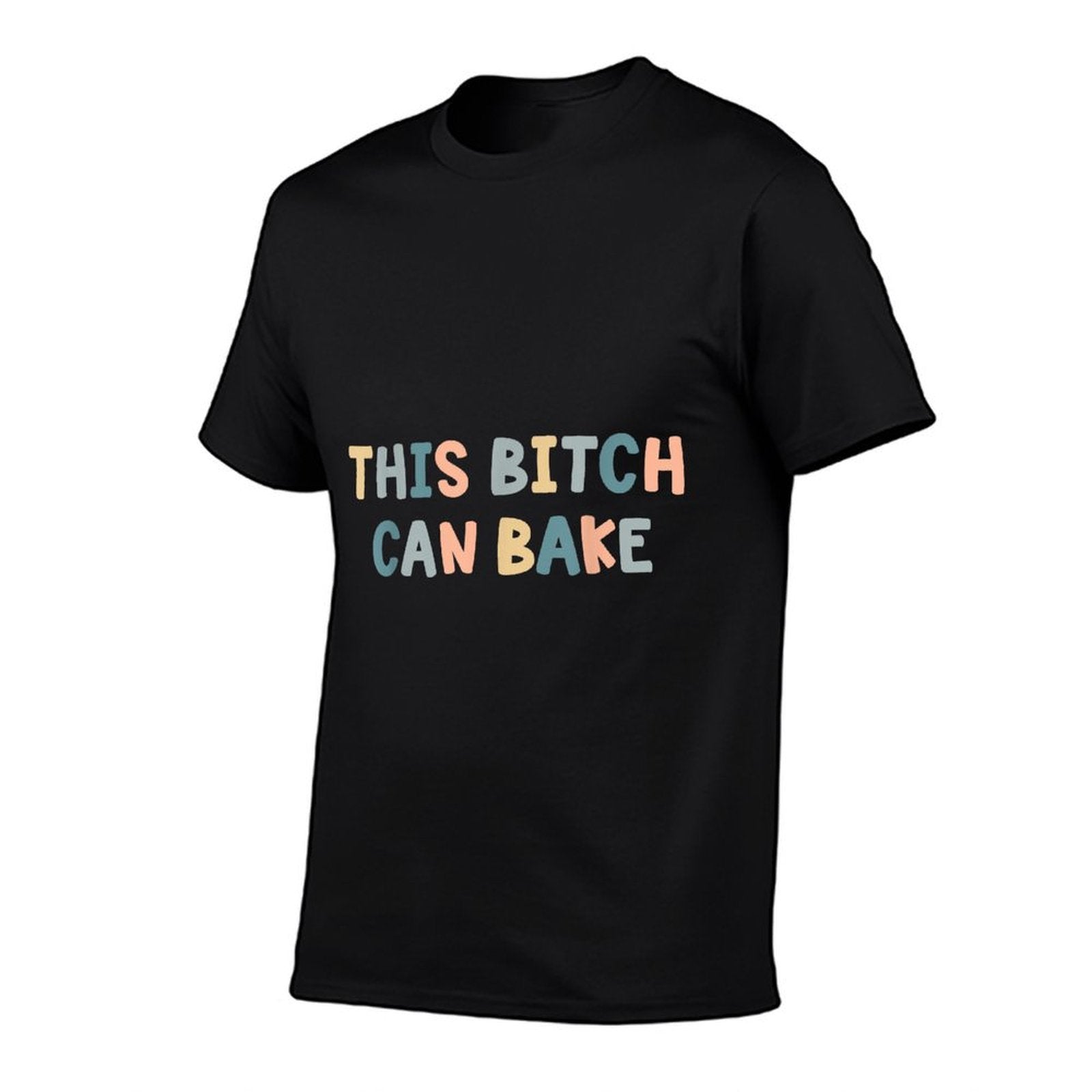 This Bitch Can Bake Funny Baking Queen Bake Lovers  Oversized Silhouette T-Shirt