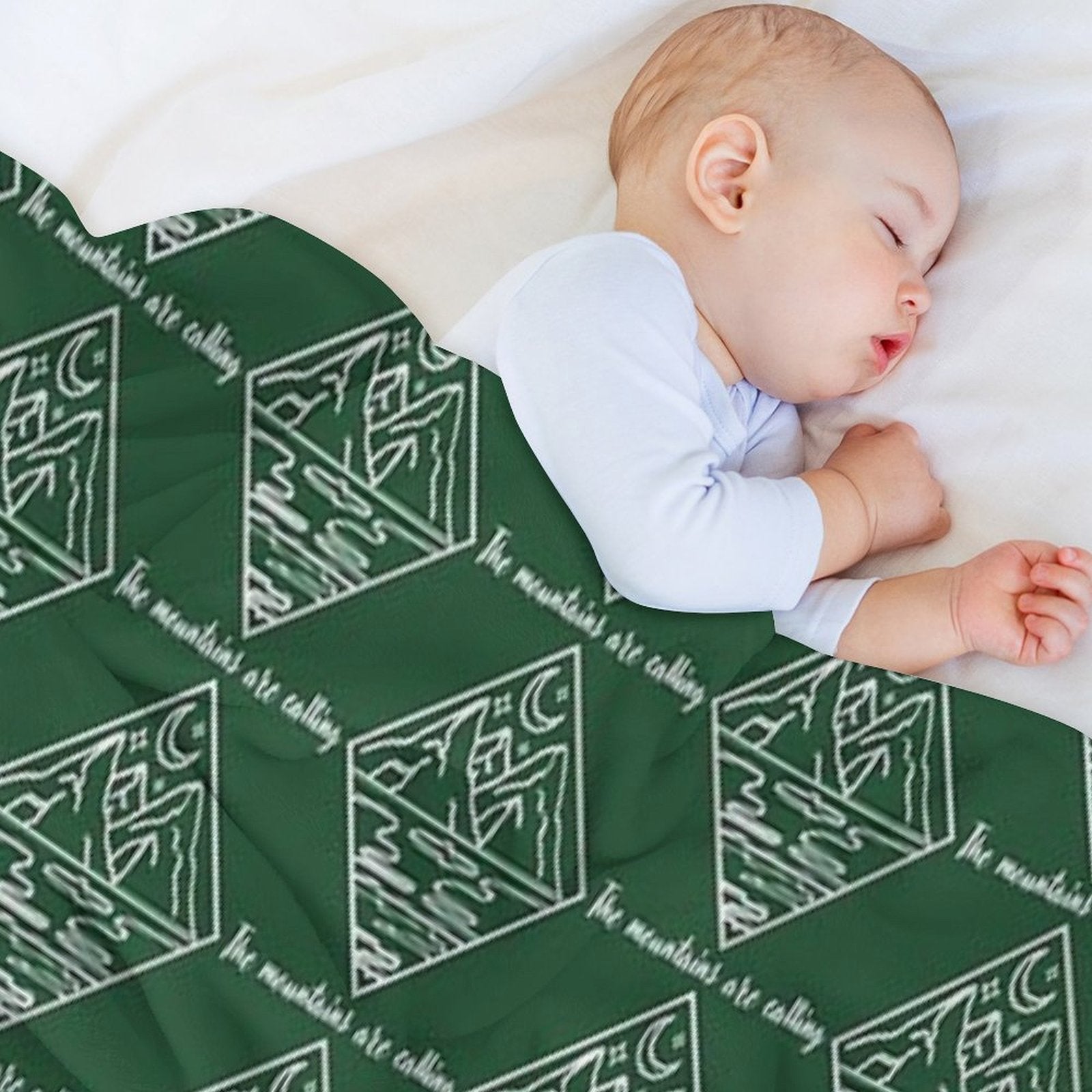 The Mountains Are Calling Shrink-resistant Throw Blanket