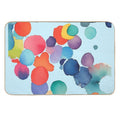 Abstract Watercolor Bliss - Artistic Splash Pattern  Non-Slip Bath Mat