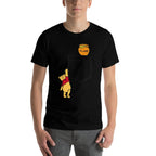 Disney Winnie The Pooh Reaching For Faux Pocket Honey  Stretchy T-Shirt