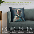 Dirty Harry Vintage Art Soft Warmth Comfort Throw Pillow