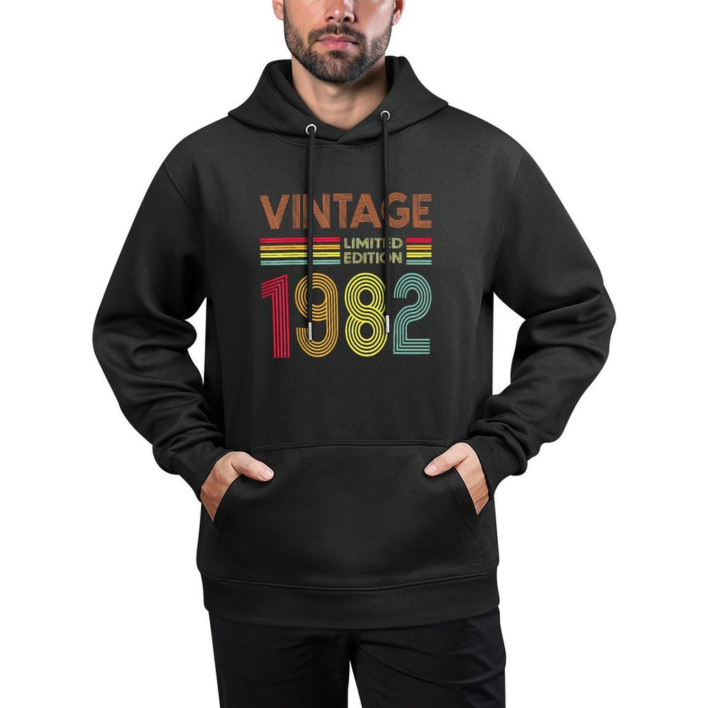 40 Year Old Gifts Vintage 1982 Limited Edition 40th Birthday Shrink-Resistant Hoodie
