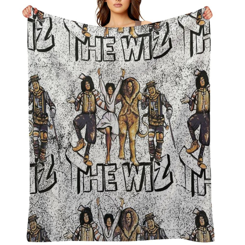 Grungy Wiz Premium Throw Blanket