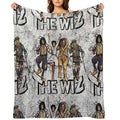 Grungy Wiz Premium Throw Blanket