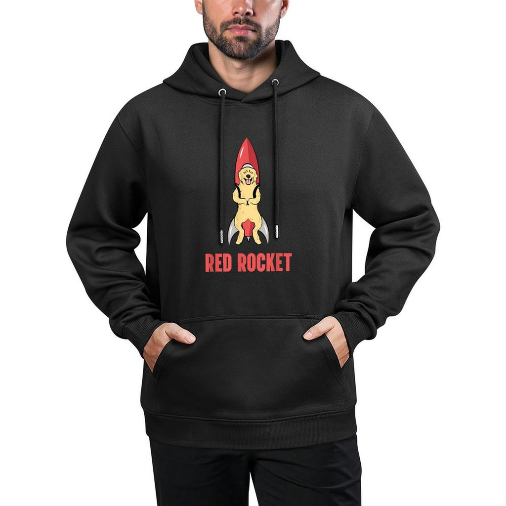 Red Rocket Dog Funny Dank Meme Memes Men Women Casual Wear Hoodie