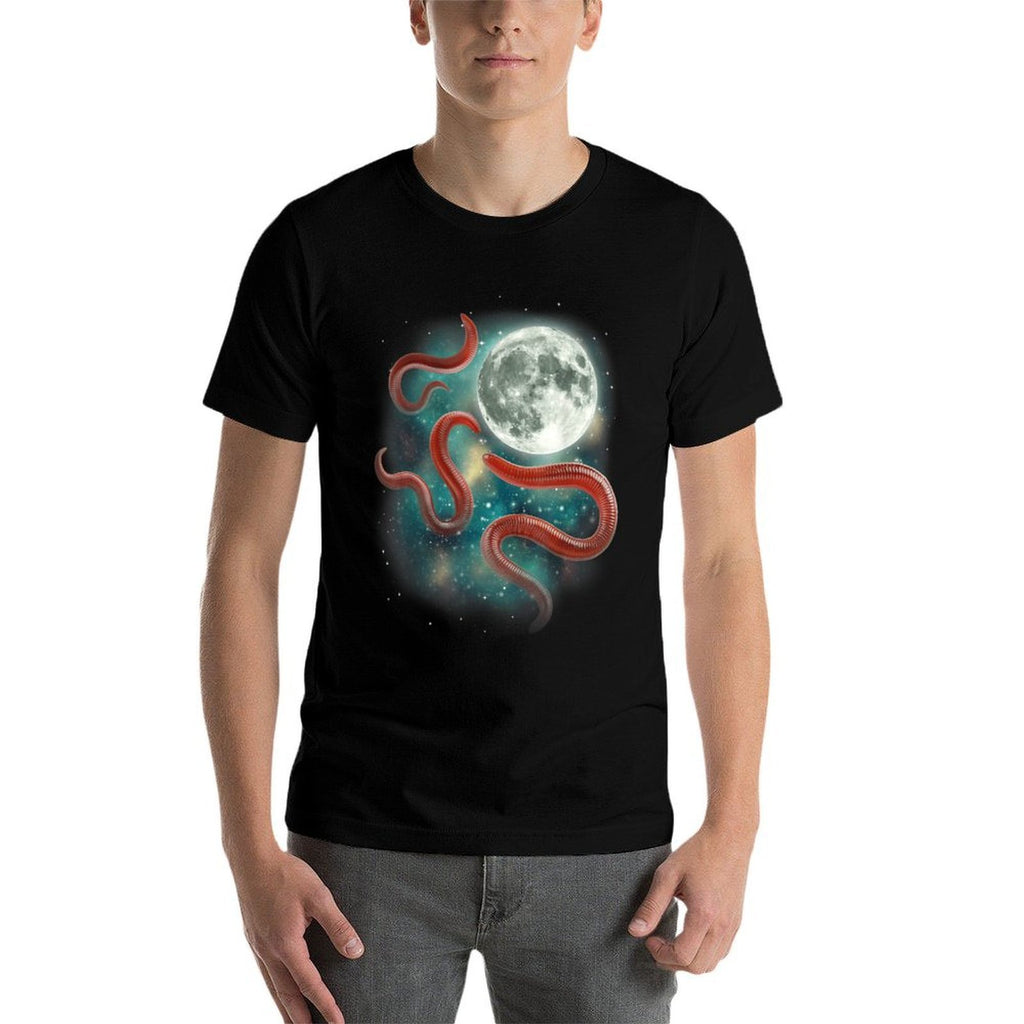 Three Worm Moon  3 Worm Funny Weird Cursed Meme  Quick-drying T-Shirt