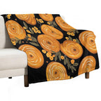 Honey Bun Wrinkle-free Throw Blanket