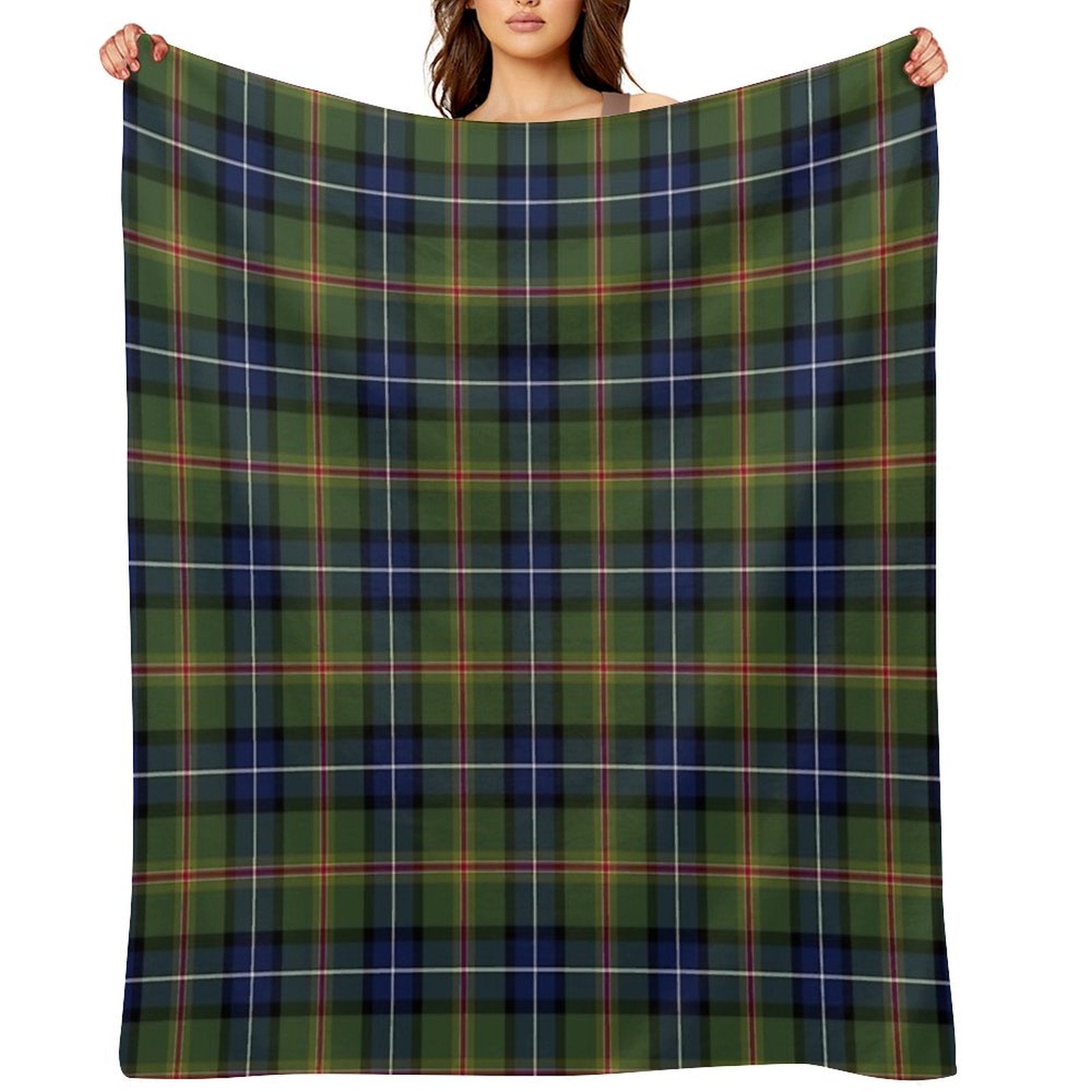 JONES Tartan  Welsh Family And Last Name Tartan Comfort Throw Blanket