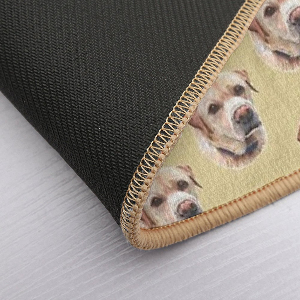 Yellow Labrador  Non-Slip Bath Mat