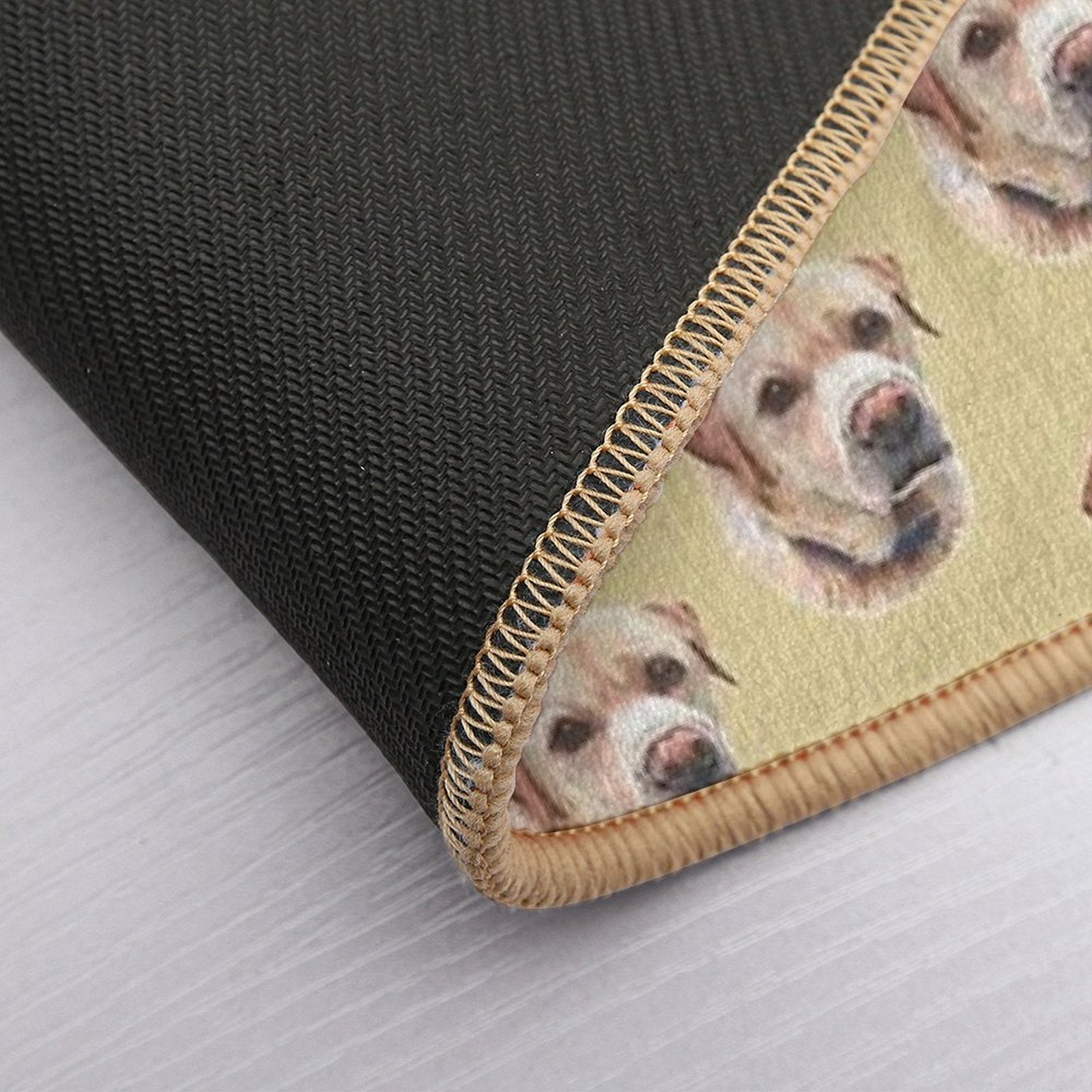 Yellow Labrador  Non-Slip Bath Mat