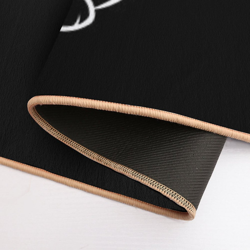 OwO What's This - White Text  Rapid-Drying Bath Mat