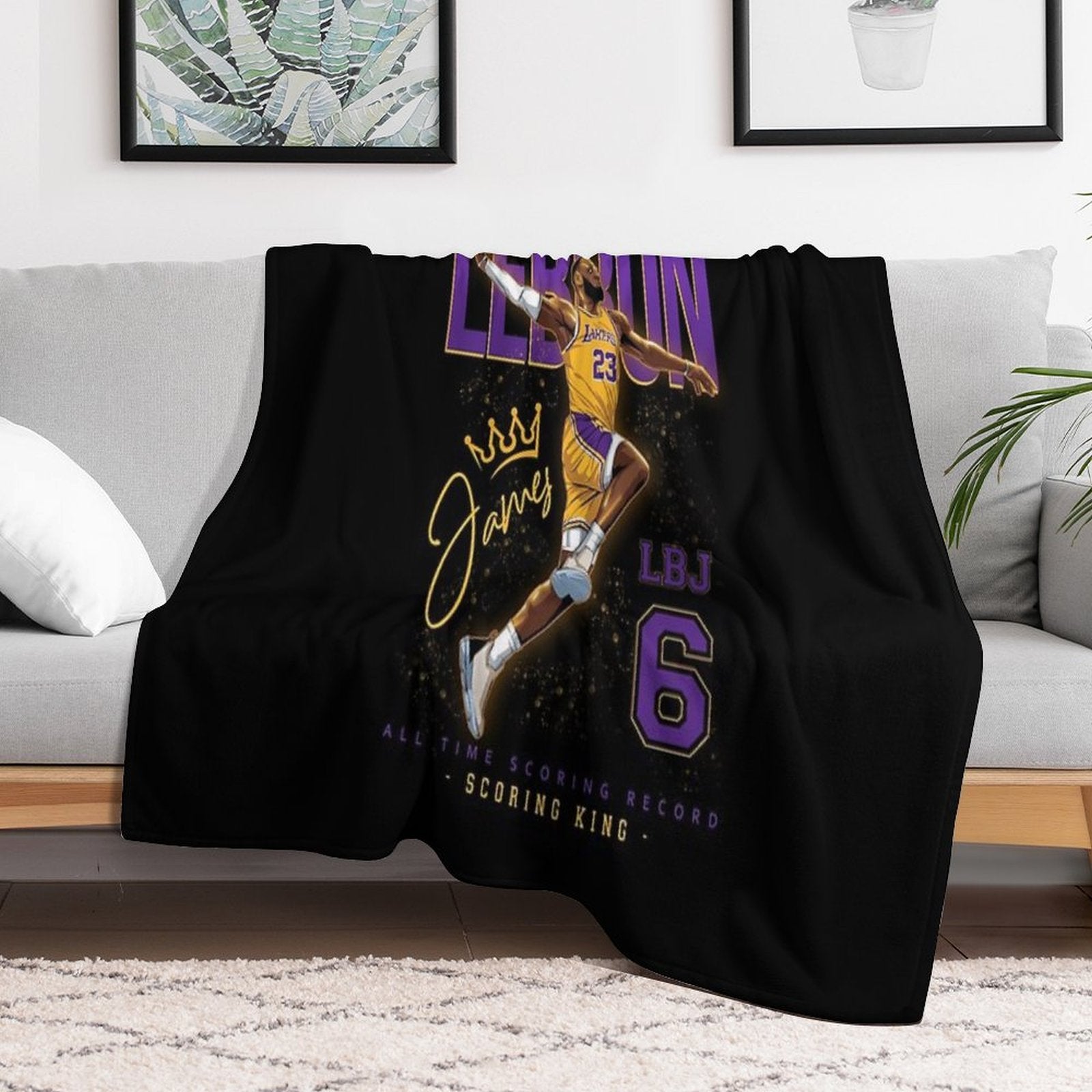Lebron James Comfort Throw Blanket