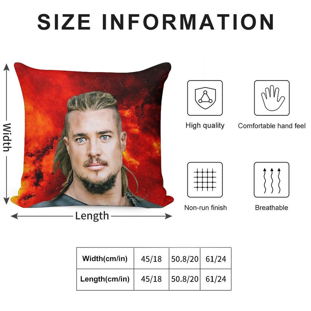 Uhtred Of Bebbanburg, The Last Kingdom, ORIGINAL Willow Days Soft Anti-Pilling Throw Pillow