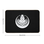 Latte Art Tulip  Slip-Resistant Bath Mat