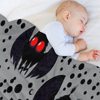 Mothman Silver Night Gift-ready Throw Blanket
