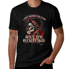 Womens Funny Skull Roses I Just Baked You Some Shut The Fucupcakes  Versatile T-Shirt