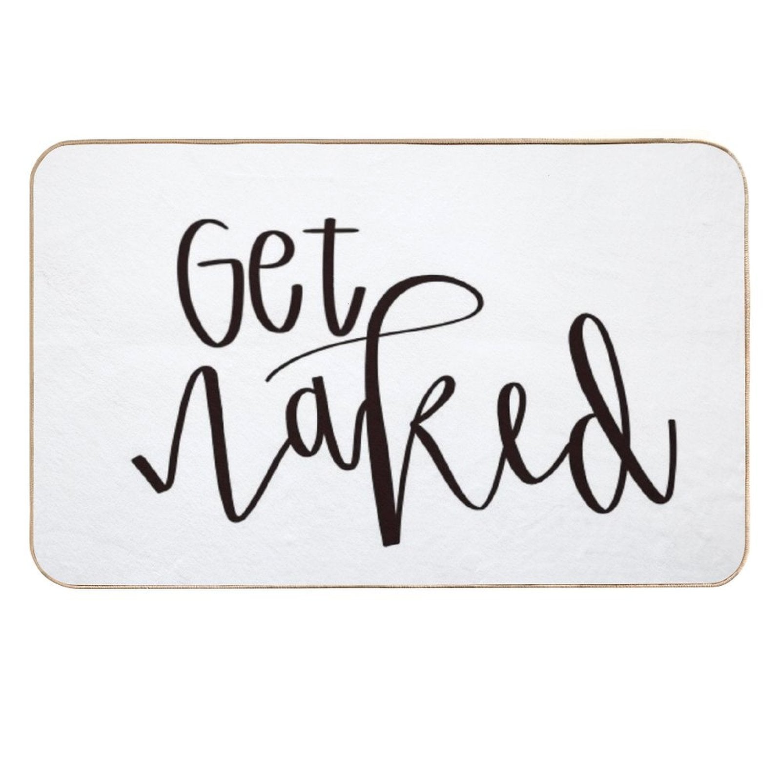 Get Naked Bathroom Decor  Long-Lasting Bath Mat