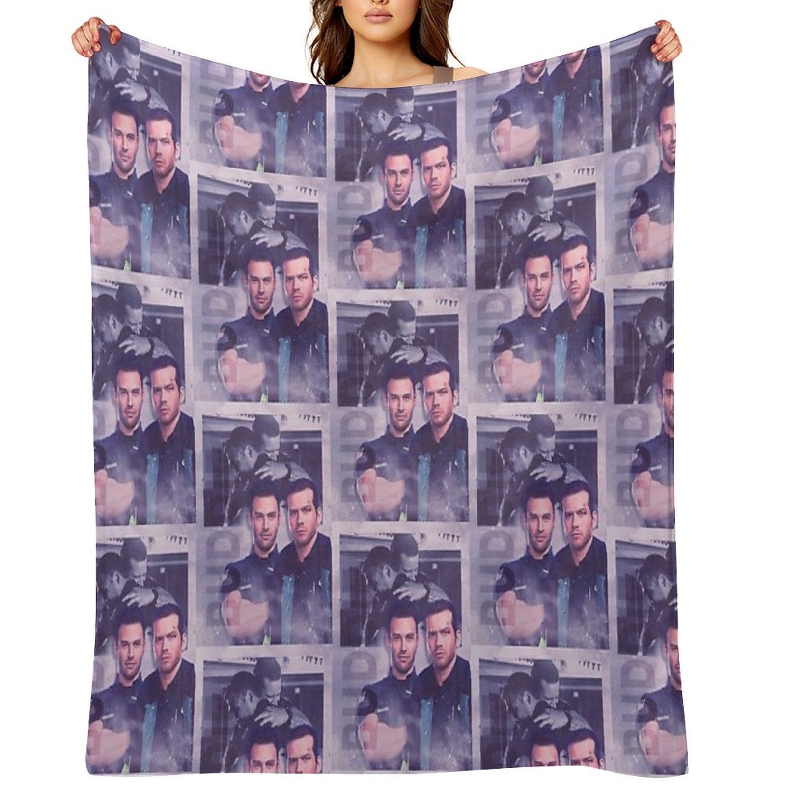 911 Buddie - Memories - Buck And Eddie Multi-functional Throw Blanket