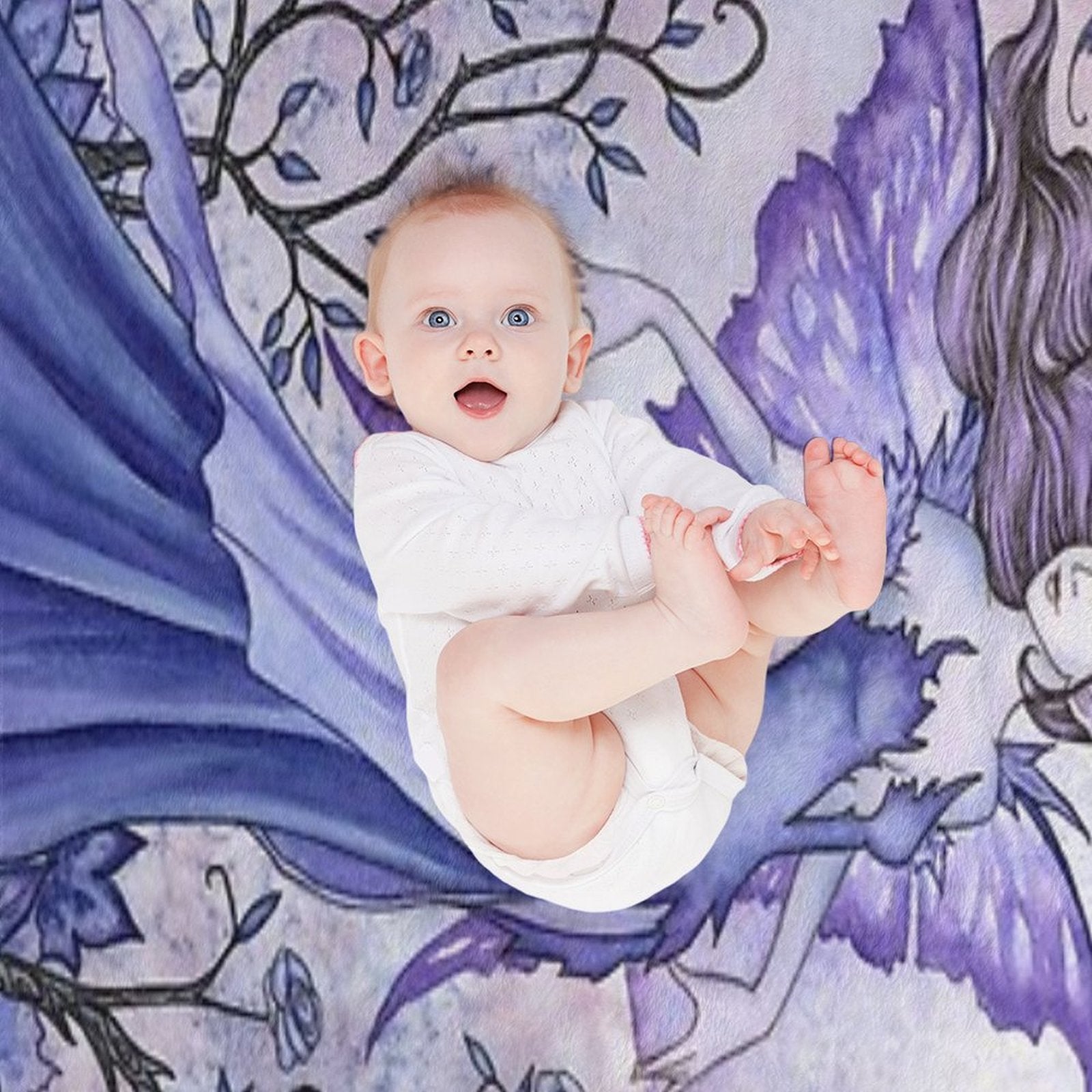 The Night Garden Shrink-resistant Throw Blanket