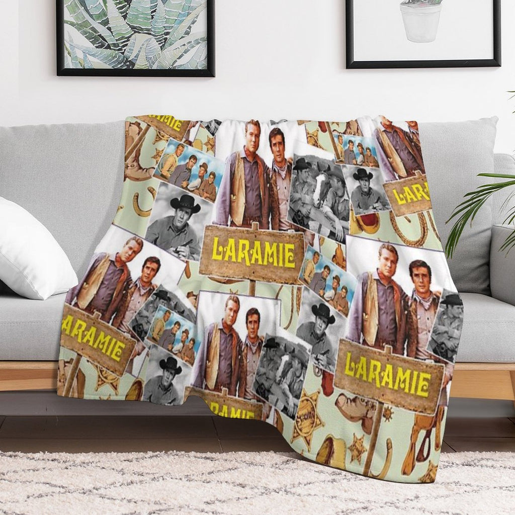 Laramie, Western Series 60s Machine-washable Throw Blanket