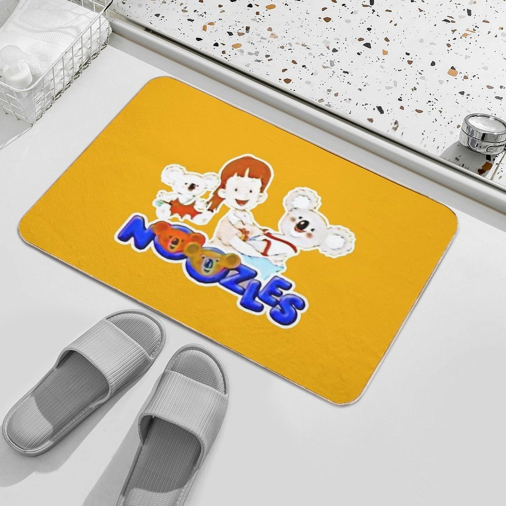 Retro 80s - 90s Noozles Sandy Blinky And Pinky Koala Throwback Tribute  Repositionable Bath Mat