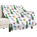 The Gang's All Here. Machine-washable Throw Blanket