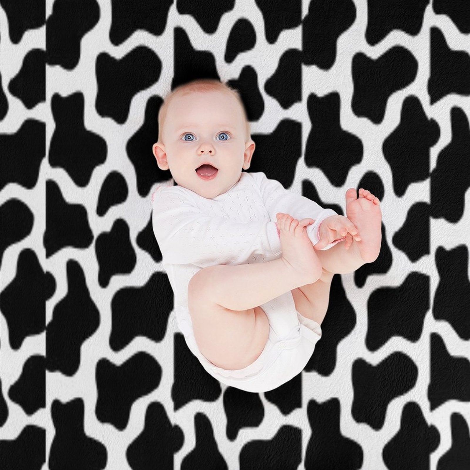 Cow Print Velvety-soft Throw Blanket